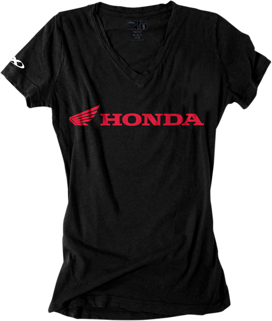 Factory Effex Women's Honda V Neck T Shirt