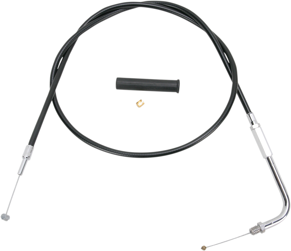 Drag Specialties Black Vinyl Throttle Cable