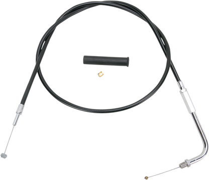 Drag Specialties Black Vinyl Throttle Cable