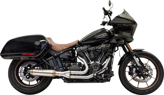 Bassani Xhaust 2-into-1 Stainless Exhaust System with 4" Super Bike Muffler