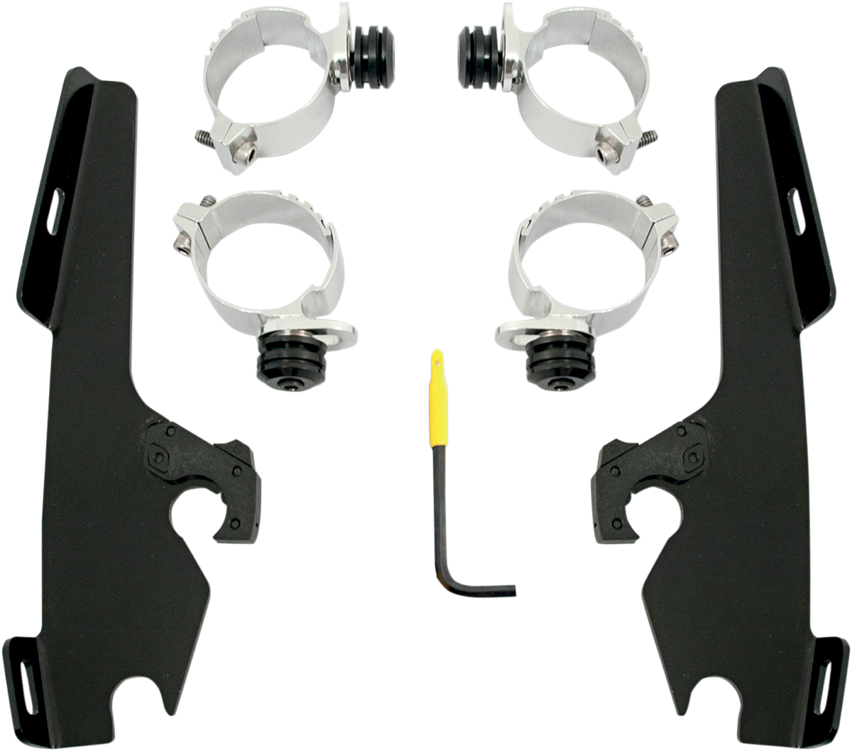Memphis Shades Fats/Slim Windshield Trigger Lock Complete Mount Kit