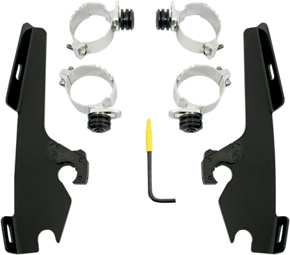 Memphis Shades Fats/Slim Windshield Trigger Lock Complete Mount Kit