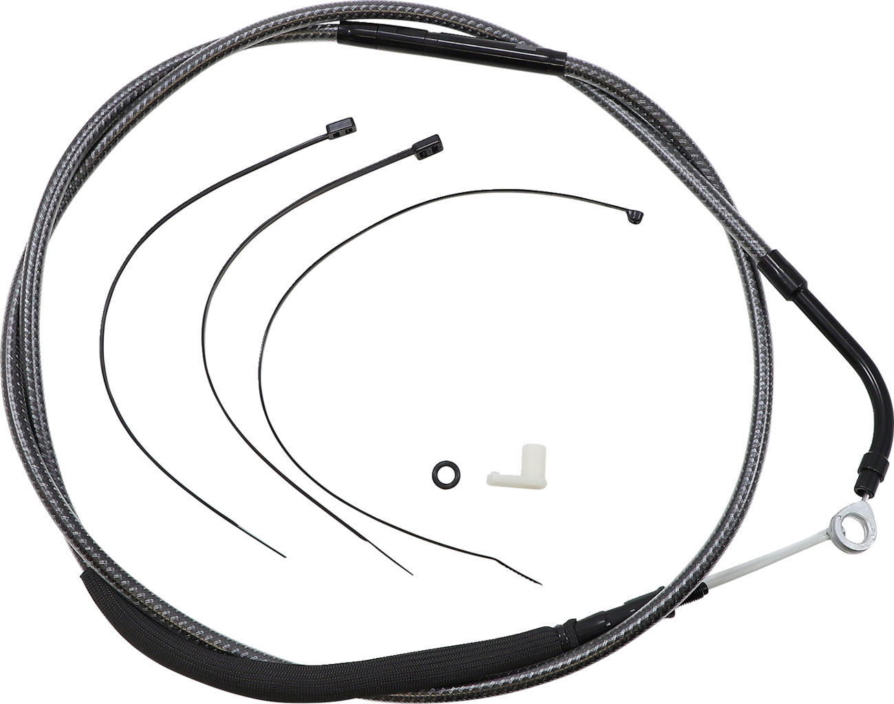Magnum Shielding High-Efficiency Polished KARBONFIBR Clutch Cable
