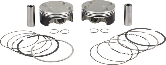 Wossner Piston Kit Anodize Crown