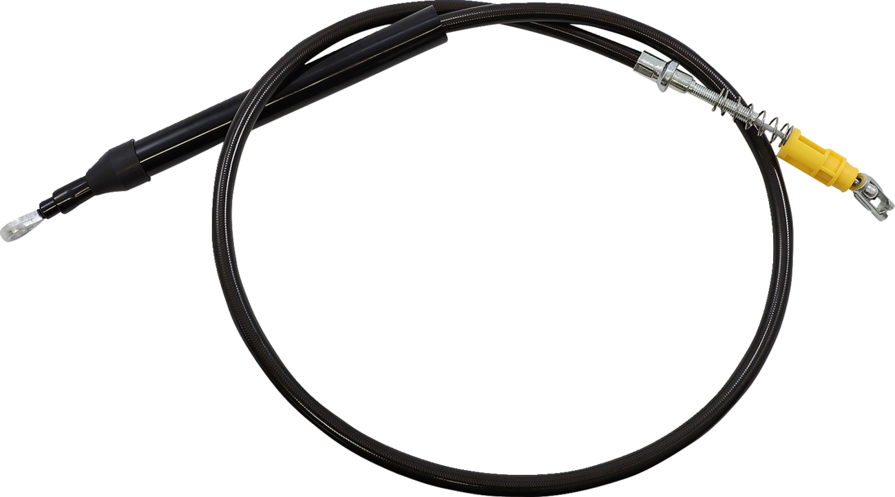 LA Choppers Midnight Braided Clutch Cable