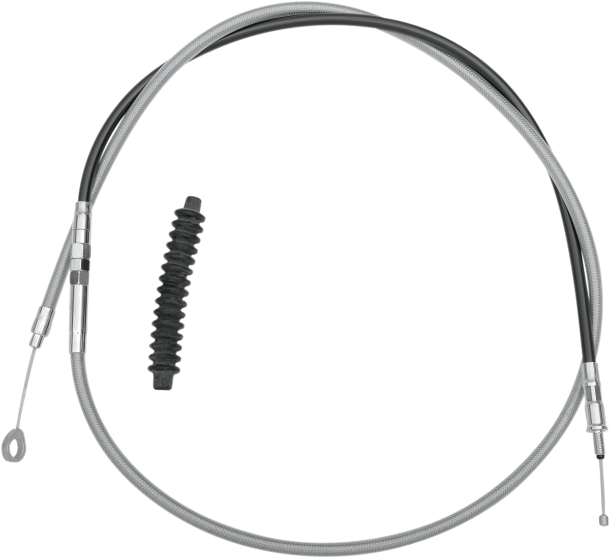 Drag Specialties High-Efficiency Braided Stainless Steel Clutch Cable