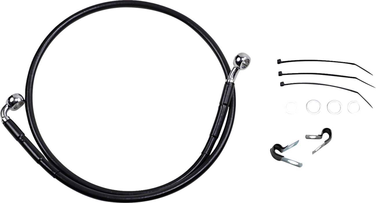 Drag Specialties Stainless Steel Brake Line Kit