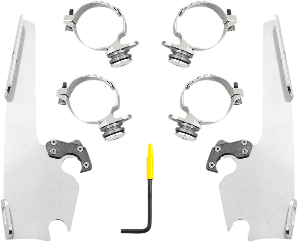Memphis Shades Fats/Slim Windshield Trigger Lock Complete Mount Kit