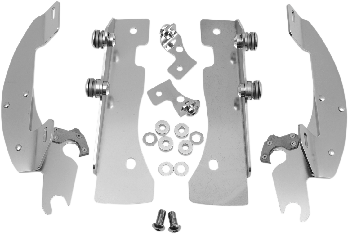 Memphis Shades Windshield Batwing Trigger-Lock Complete Mount Kit