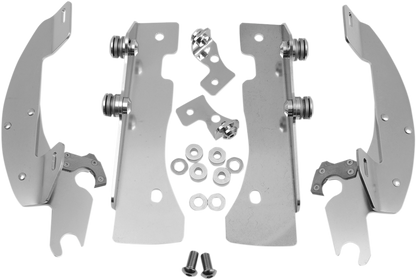 Memphis Shades Windshield Batwing Trigger-Lock Complete Mount Kit