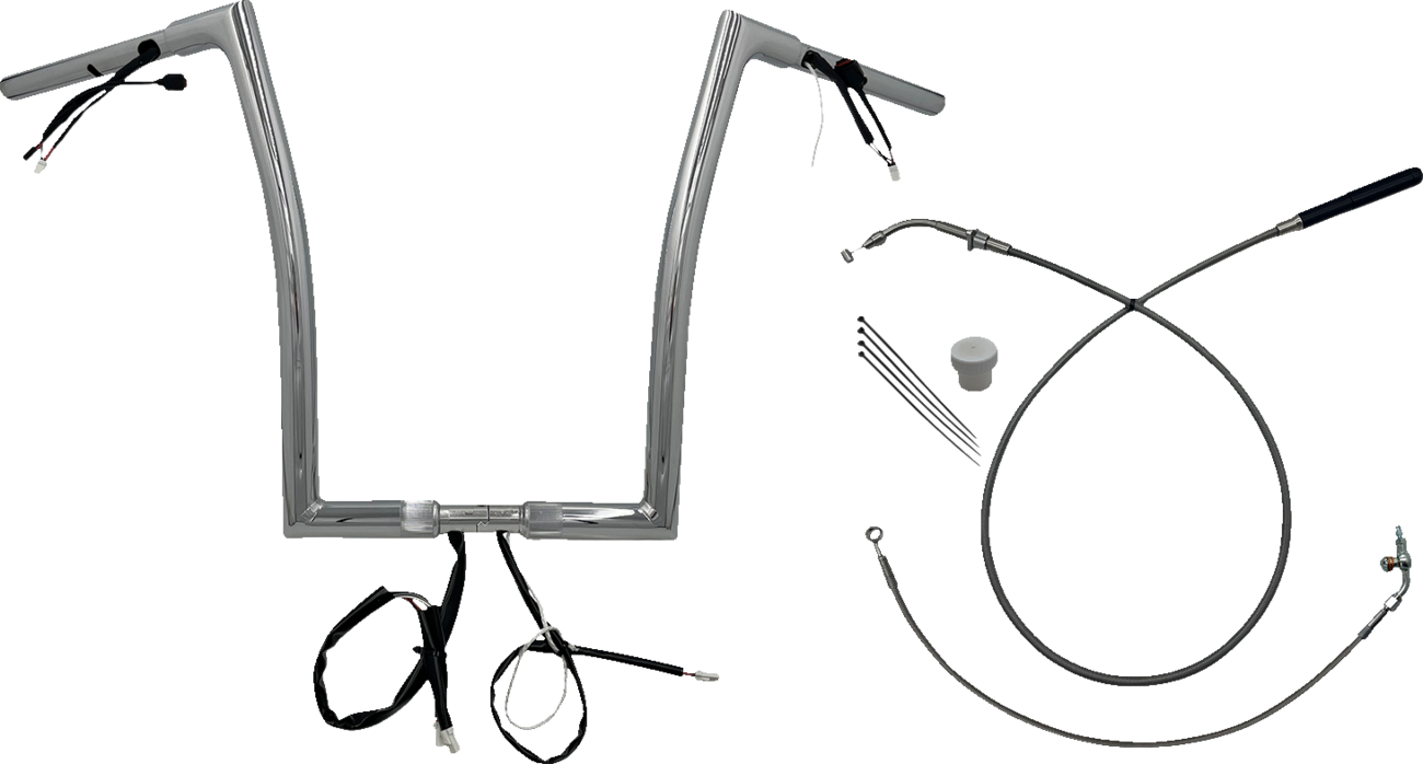Fat Baggers Inc. 1-1/4" EZ Install Flat Top Handlebar