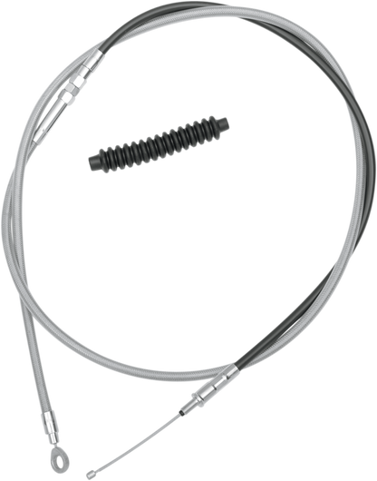 Drag Specialties High-Efficiency Braided Stainless Steel Clutch Cable