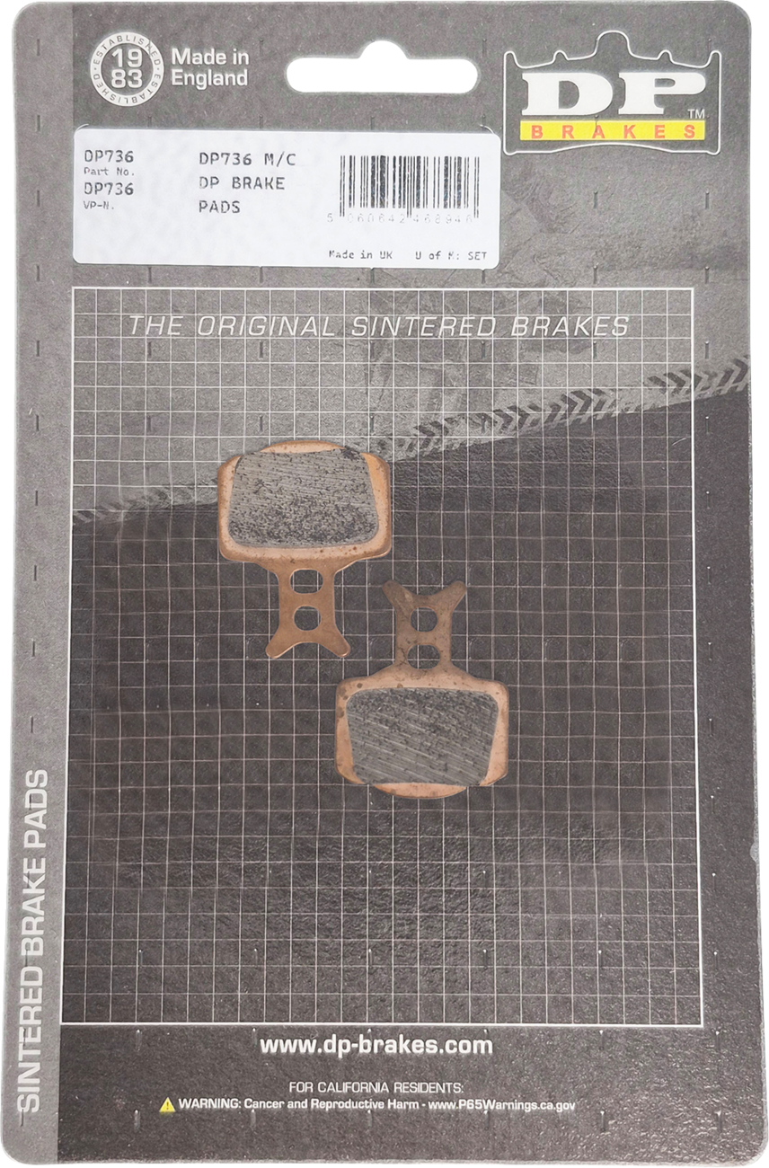 DP Brakes Standard DP Sintered Brake Pads