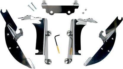 Memphis Shades Windshield Batwing Trigger-Lock Complete Mount Kit