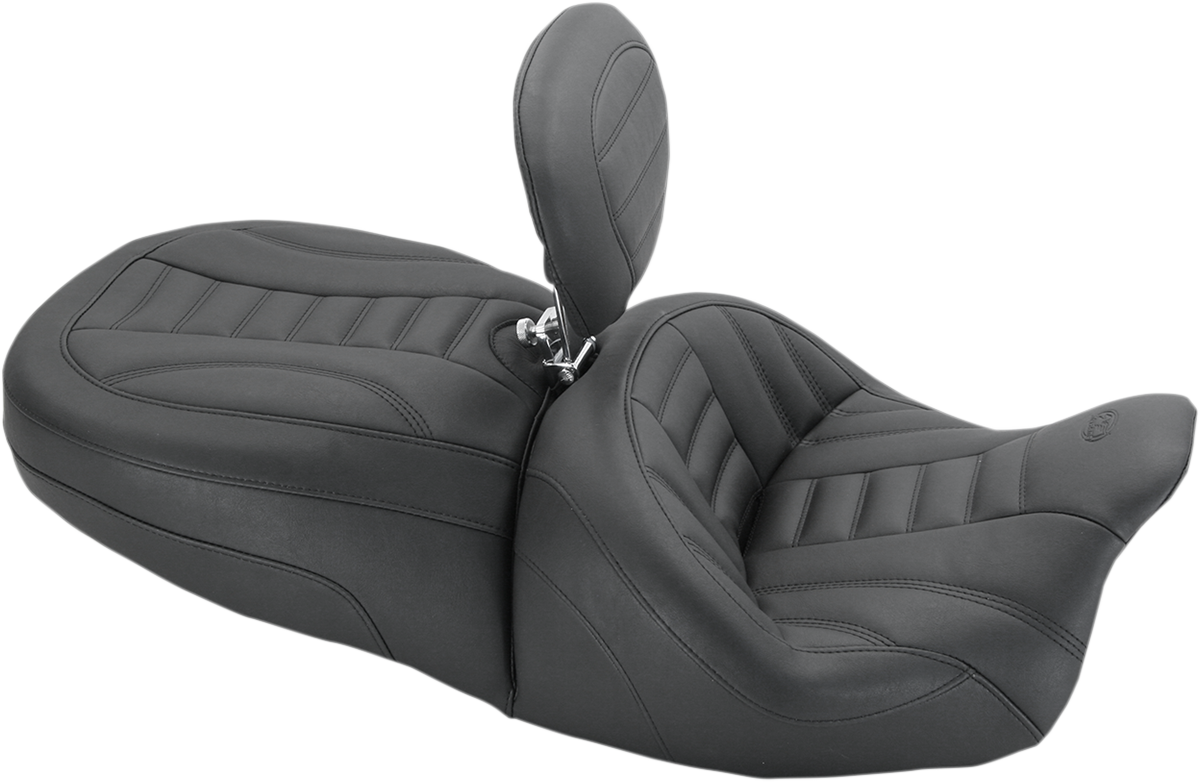 Mustang One-Piece Vintage 2-Up Touring Seat