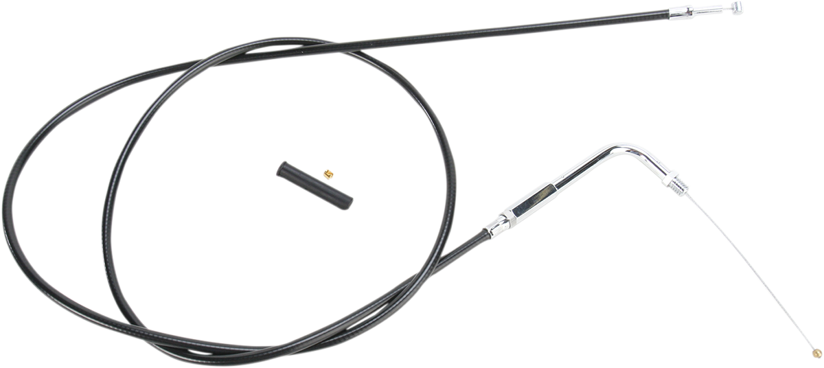 Drag Specialties Black Vinyl Throttle Cable