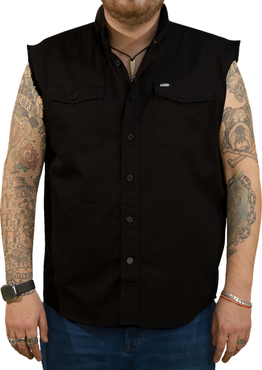 Lethal Threat USA Skull Melt Sleeveless Shirt