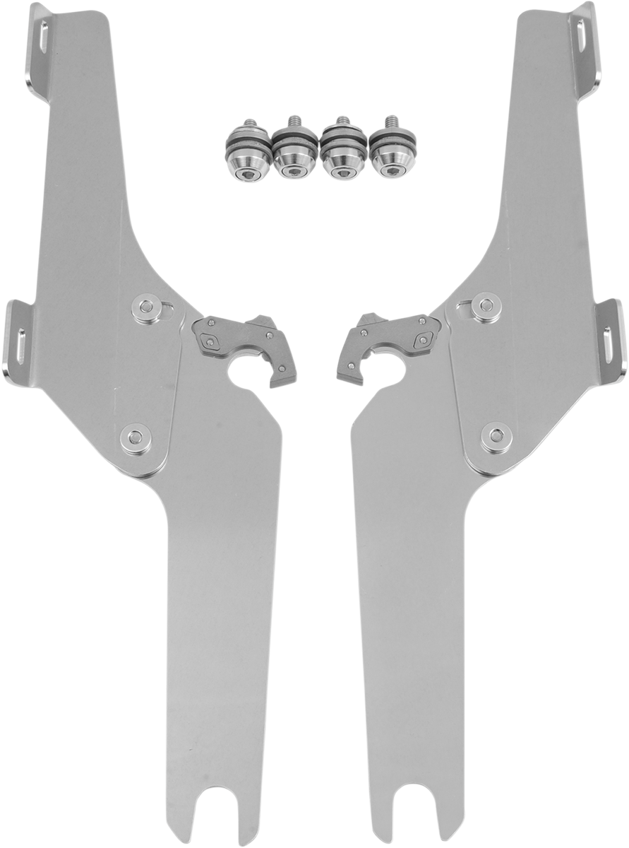 Memphis Shades Windshield Batwing Trigger-Lock Complete Mount Kit