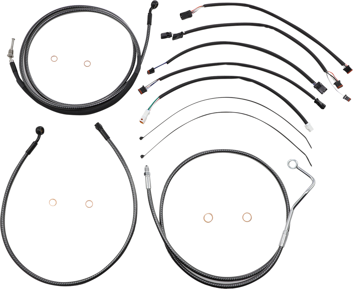 Magnum Shielding KARBONFIBR Designer Handlebar Installation Kit