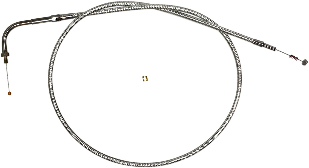 Magnum Shielding Sterling Chromite II Braided Idle Cable for Harley-Davidson
