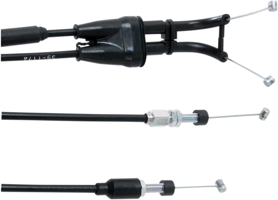 Moose Offroad Black Vinyl Throttle Cable