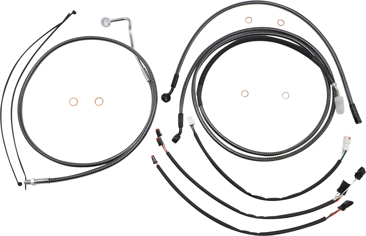 Magnum Shielding KARBONFIBR Designer Handlebar Installation Kit