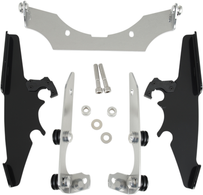 Memphis Shades Windshield Batwing Trigger-Lock Complete Mount Kit