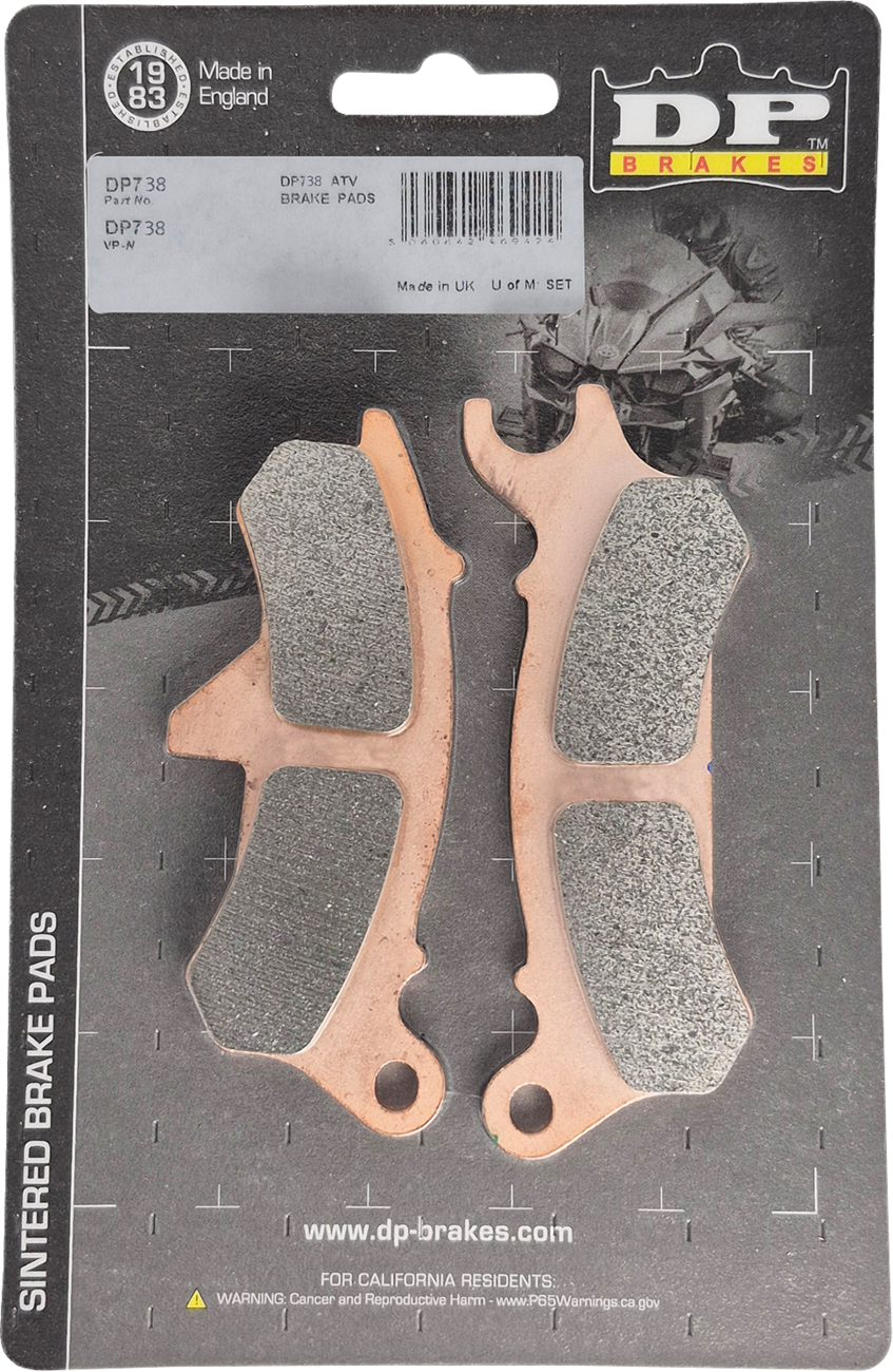 DP Brakes ATV/UTV Sintered Metal Brake Pads