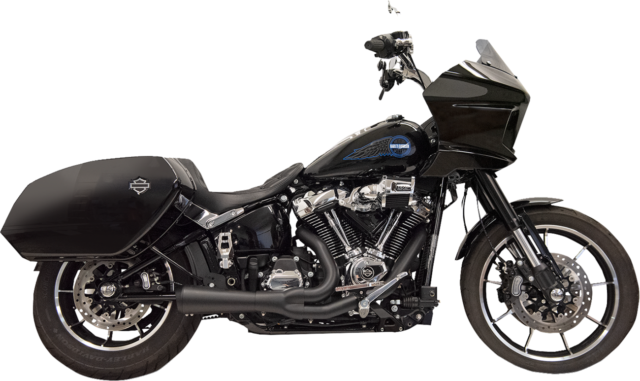 Bassani Xhaust 2-into-1 Ripper Exhaust System with Megaphone Muffler