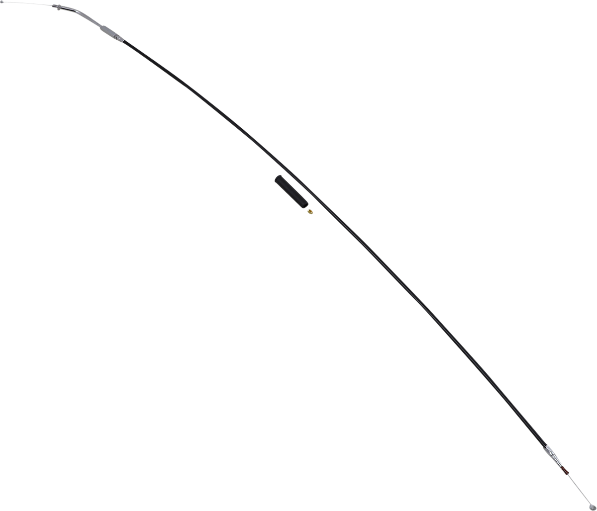 Drag Specialties Black Vinyl Idle Cable