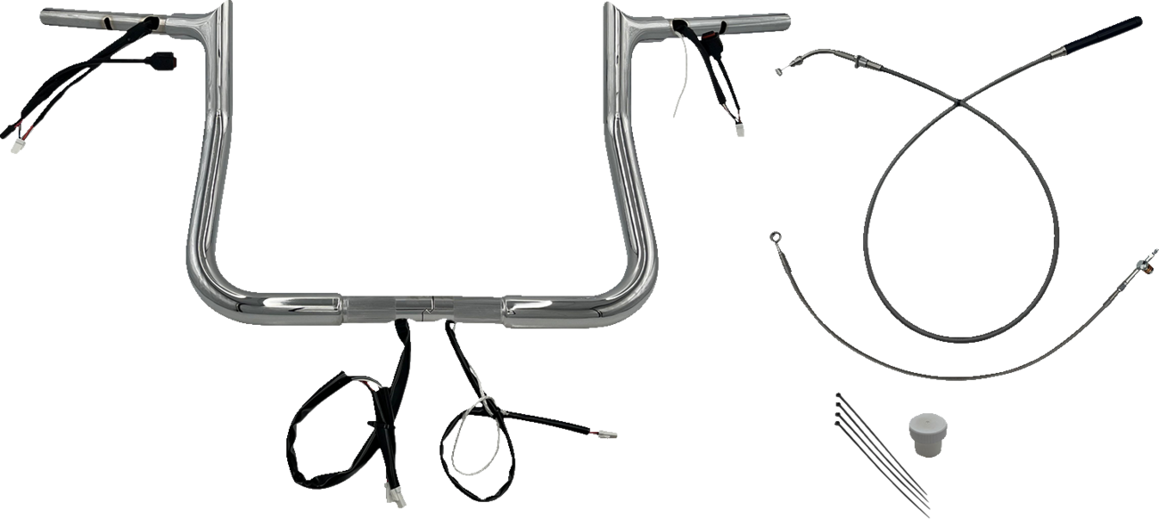 Fat Baggers Inc. 1-1/4" EZ Install Pointed Top Handlebar