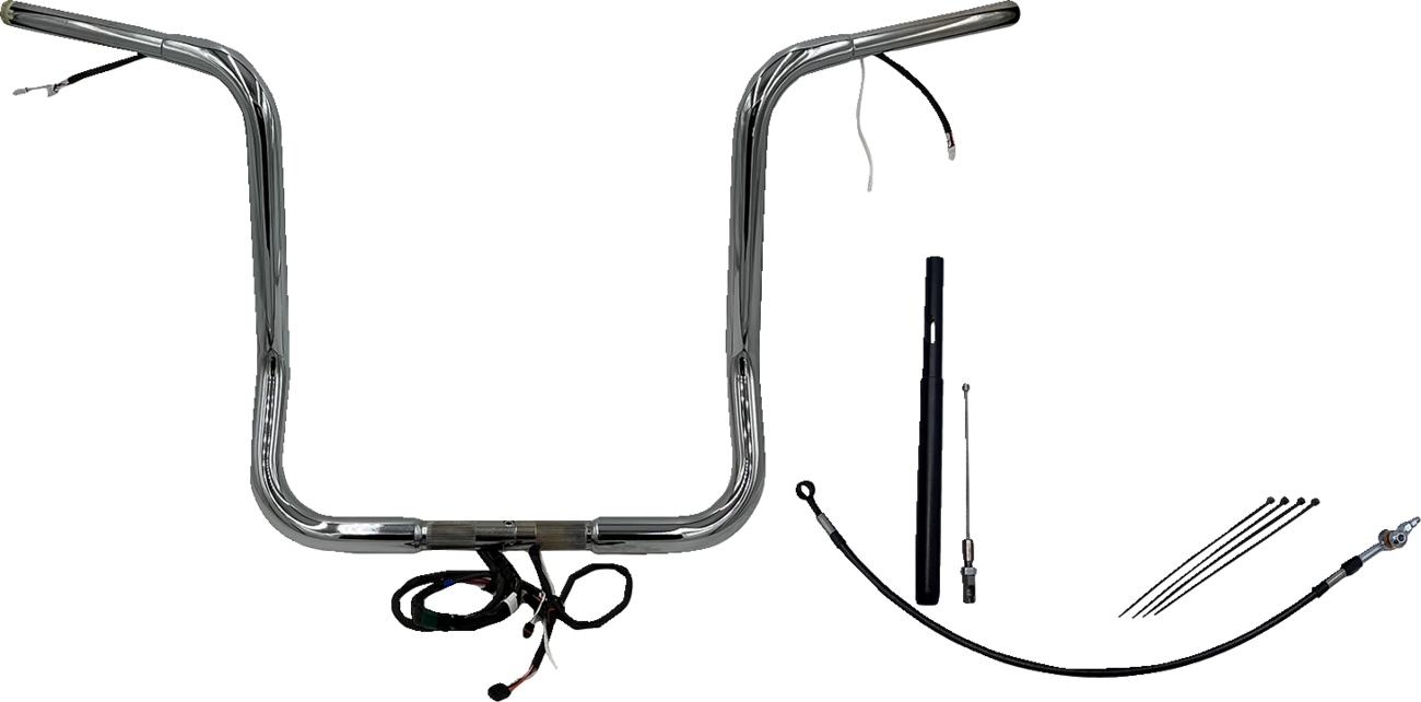 Fat Baggers Inc. EZ Install Wired 1-1/2" Flat Top Handlebar Kit