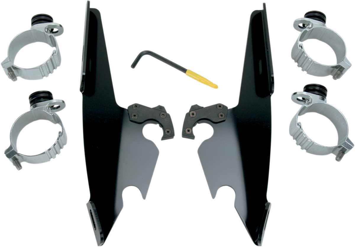 Memphis Shades Fats/Slim Windshield Trigger Lock Complete Mount Kit