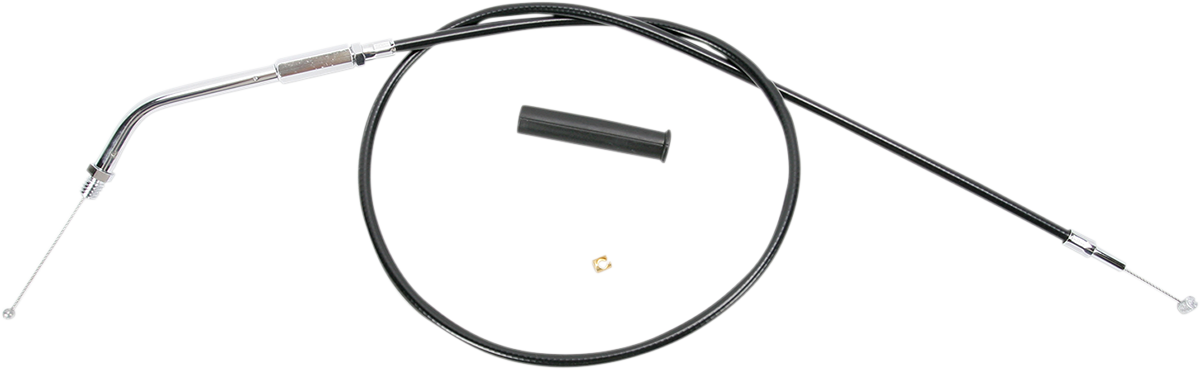 Drag Specialties Black Vinyl Throttle Cable