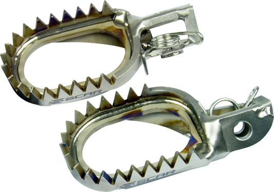 Scar Racing Anti-Mud Foot Pegs