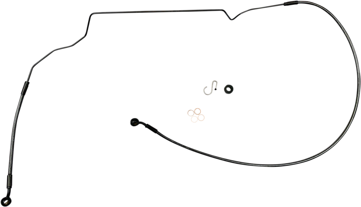 Magnum Shielding Braided Front Brake Line