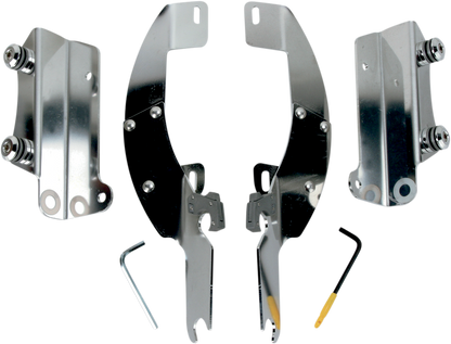 Memphis Shades Windshield Batwing Trigger-Lock Complete Mount Kit