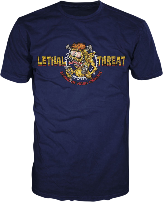 Lethal Threat Skool of Hard Knocks T Shirt