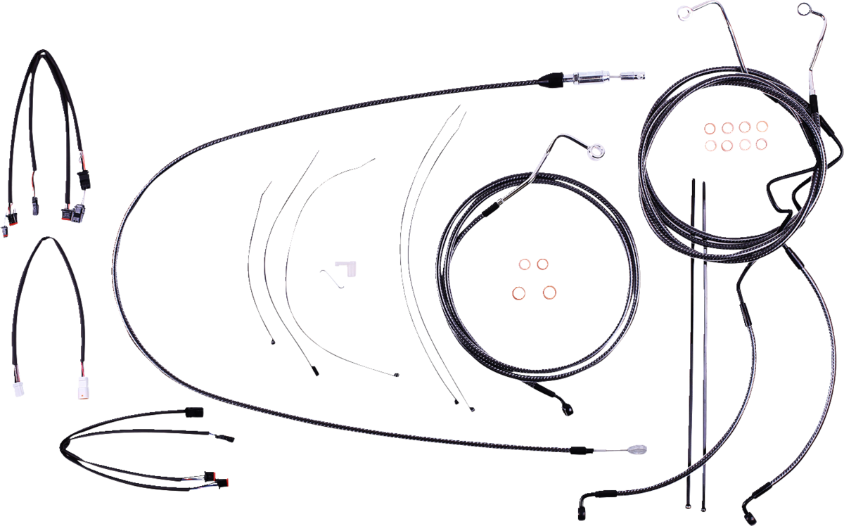 Magnum Shielding KARBONFIBR Designer Handlebar Installation Kit