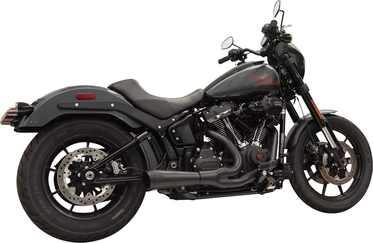 Bassani Xhaust 2-into-1 Ripper Exhaust System with Megaphone Muffler