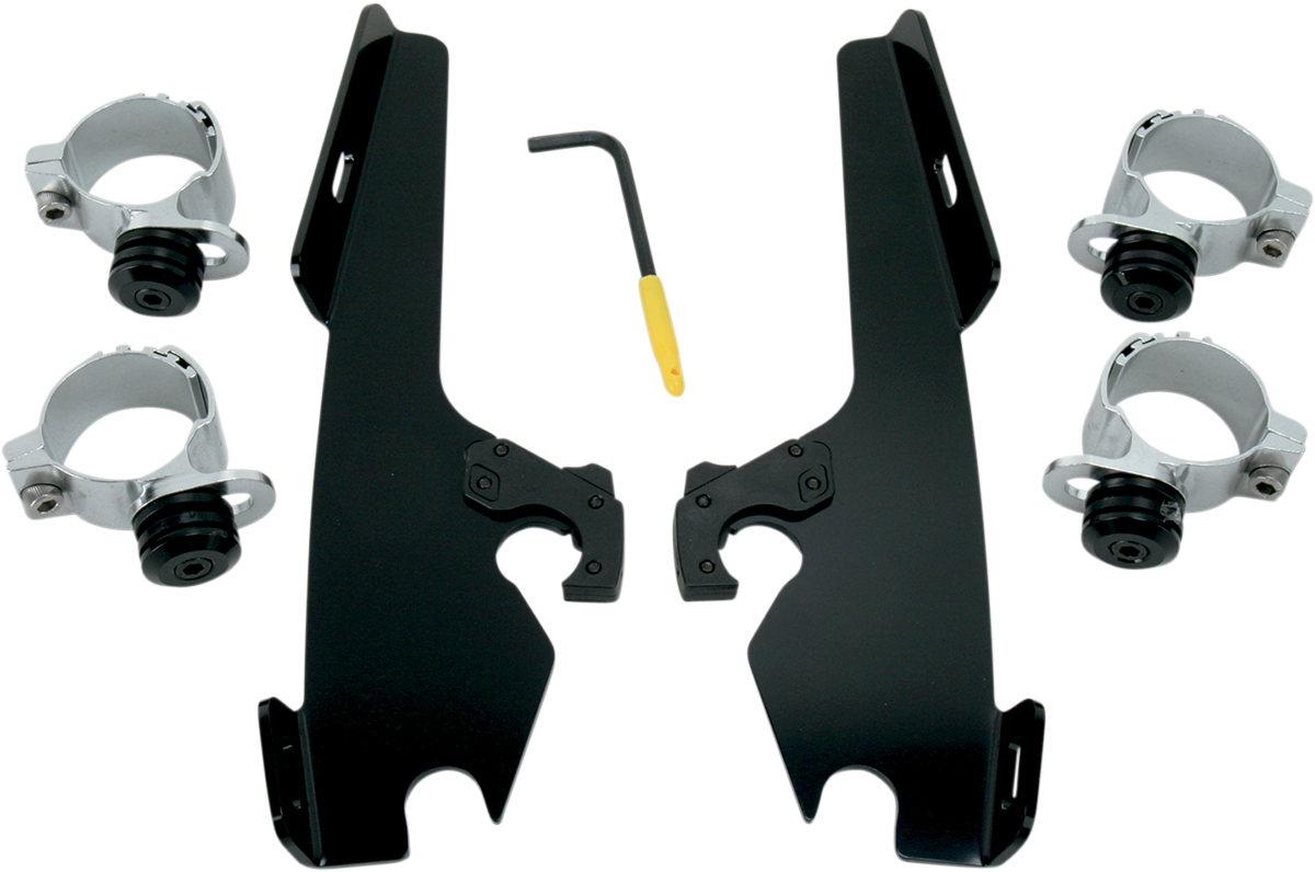 Memphis Shades Fats/Slim Windshield Trigger Lock Complete Mount Kit