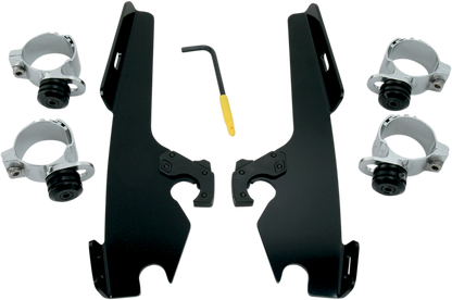 Memphis Shades Fats/Slim Windshield Trigger Lock Complete Mount Kit