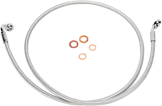 Magnum Shielding E-Z Align Braided Single Disc Front Brake Line