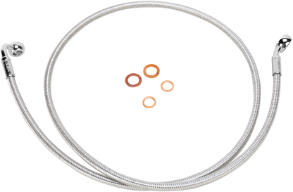 Magnum Shielding E-Z Align Braided Single Disc Front Brake Line