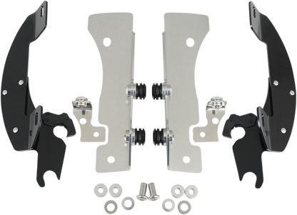 Memphis Shades Windshield Batwing Trigger-Lock Complete Mount Kit