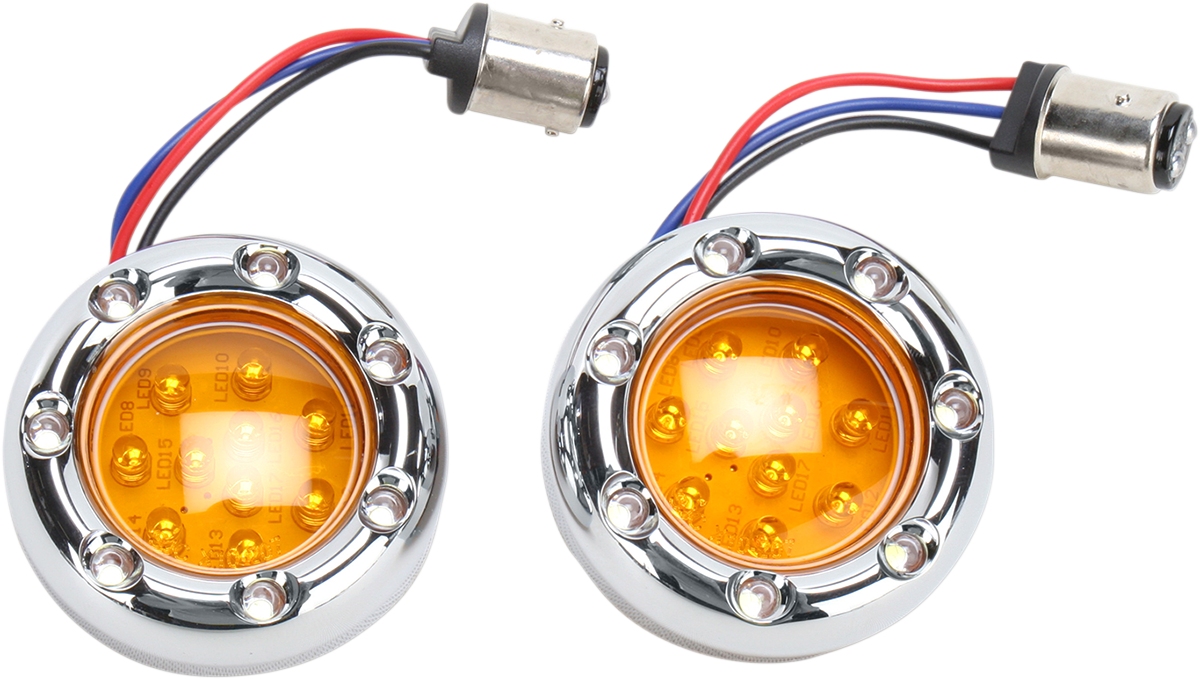 LED Fire Ring Kit for Factory Deuce Style Turn Signal Housing