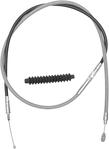Drag Specialties High-Efficiency Braided Stainless Steel Clutch Cable