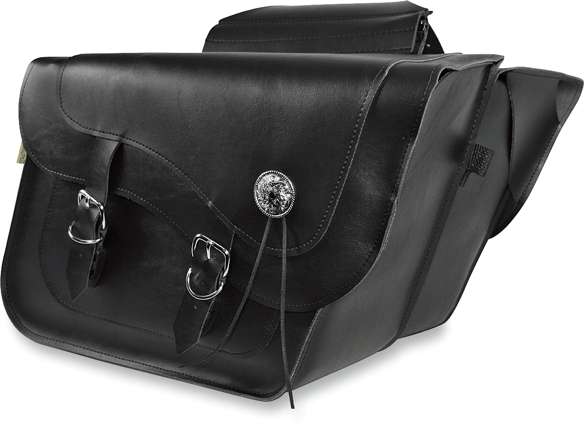 Willie & Max Deluxe Slant and Compact Slant Saddlebags