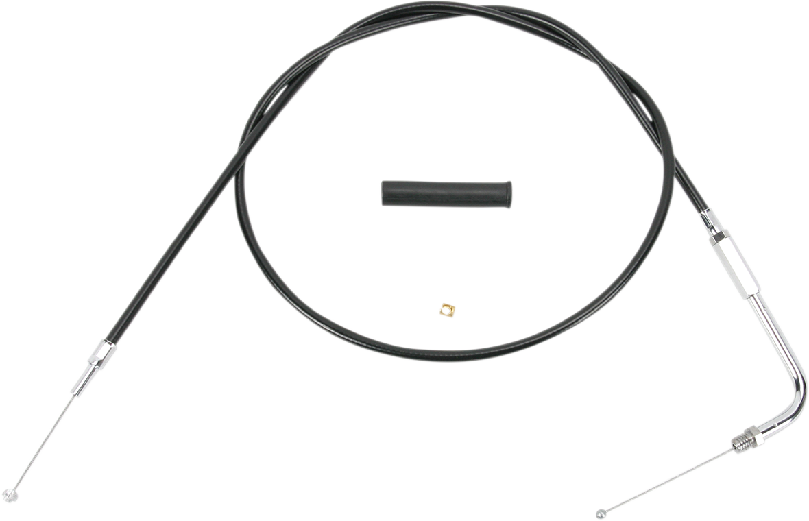 Drag Specialties Black Vinyl Throttle Cable