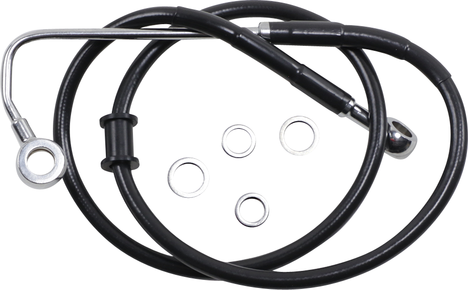 Drag Specialties Extended Length Stainless Steel Brake Line